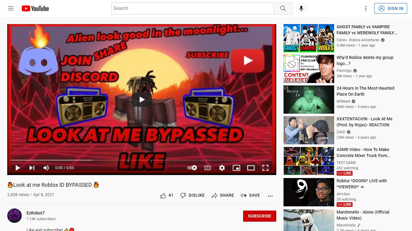 🔥Look at me Roblox ID BYPASSED 🔥 - YouTube